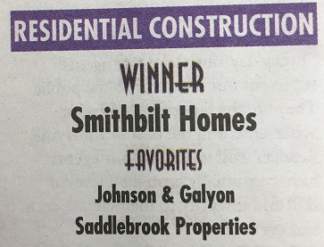 2016 Best of Knoxville Favorite Residential Construction